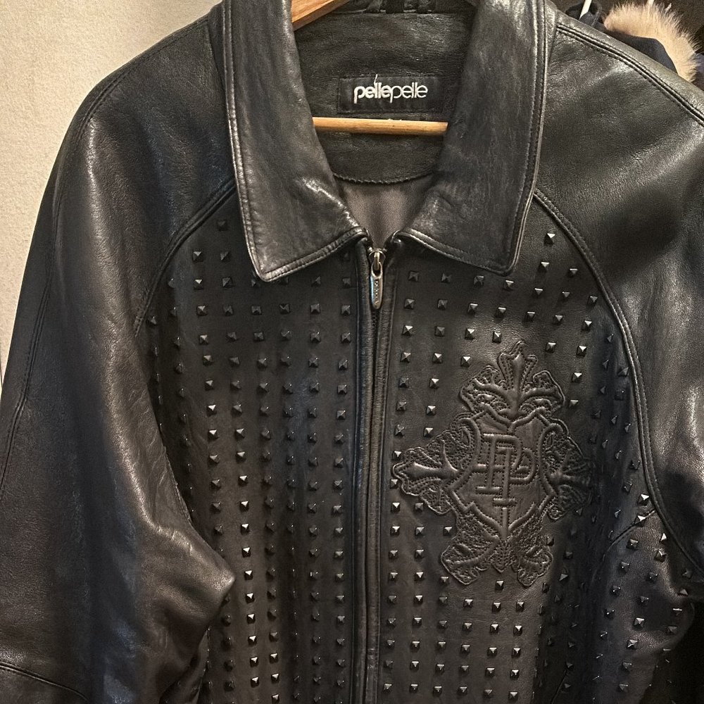 Authentic Pelle Pelle Studded Leather Jacket - SOLD